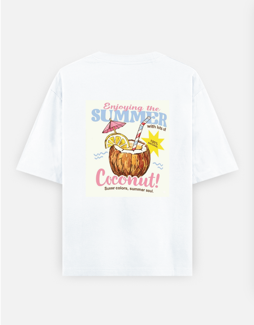 P.. Oversized T-shirt (Back print) by @sneha._.chakraborty