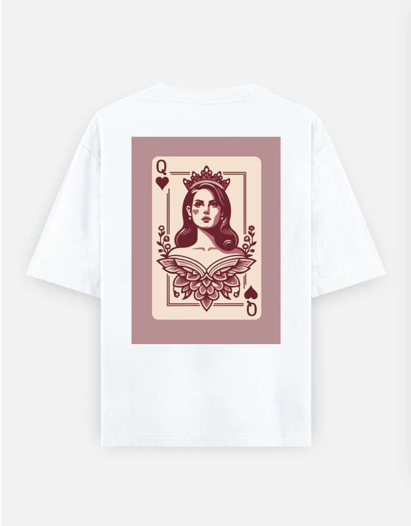 Lana Oversized T-shirt (Back print) by Sneha Chakraborty