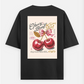 Cherry Oversized T-shirt (Back print) by Snow