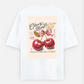 Cherry Oversized T-shirt (Back print) by Snow