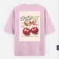 Cherry Oversized T-shirt (Back print) by Snow