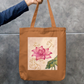 Lotus soft design Zipper Tote Bag by Tamanna