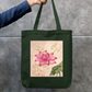 Lotus soft design Zipper Tote Bag by Tamanna