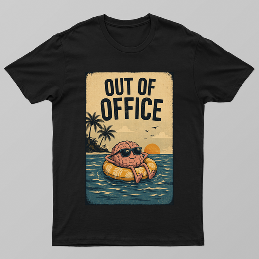 Out of office (OOO) Unisex T-shirt by Varun Arora