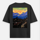 Rainy Evening Oversized T-shirt (Back print) by Manish Pawar