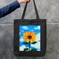 Sunflower Zipper Tote Bag by Manish Pawar