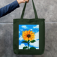 Sunflower Zipper Tote Bag by Manish Pawar