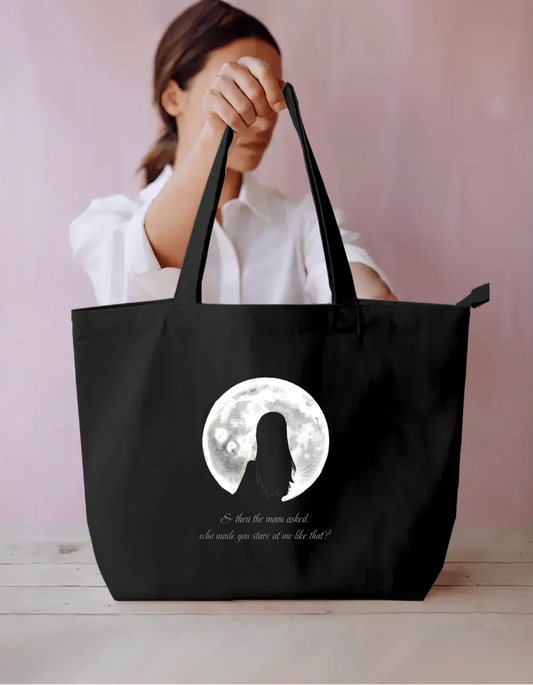 Luna Gaze Tote bag Everyday Large Tote Bag by @stargawn_gallery