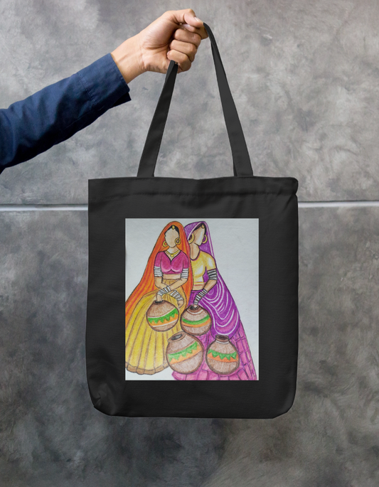 Everything new Zipper Tote Bag by Sneha jain 