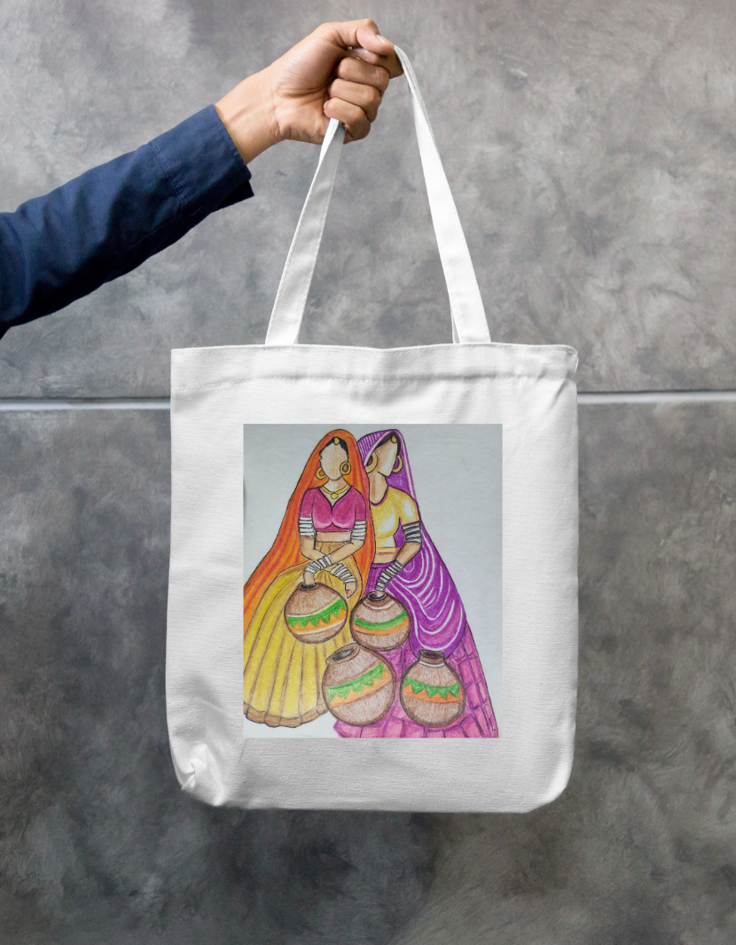 Everything new Zipper Tote Bag by Sneha jain 