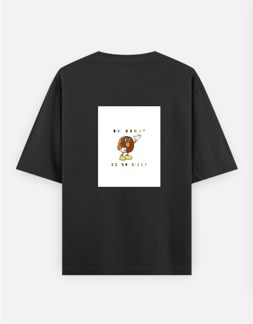 Funny Oversized T-shirt (Back print) by @ameena_ajmal_