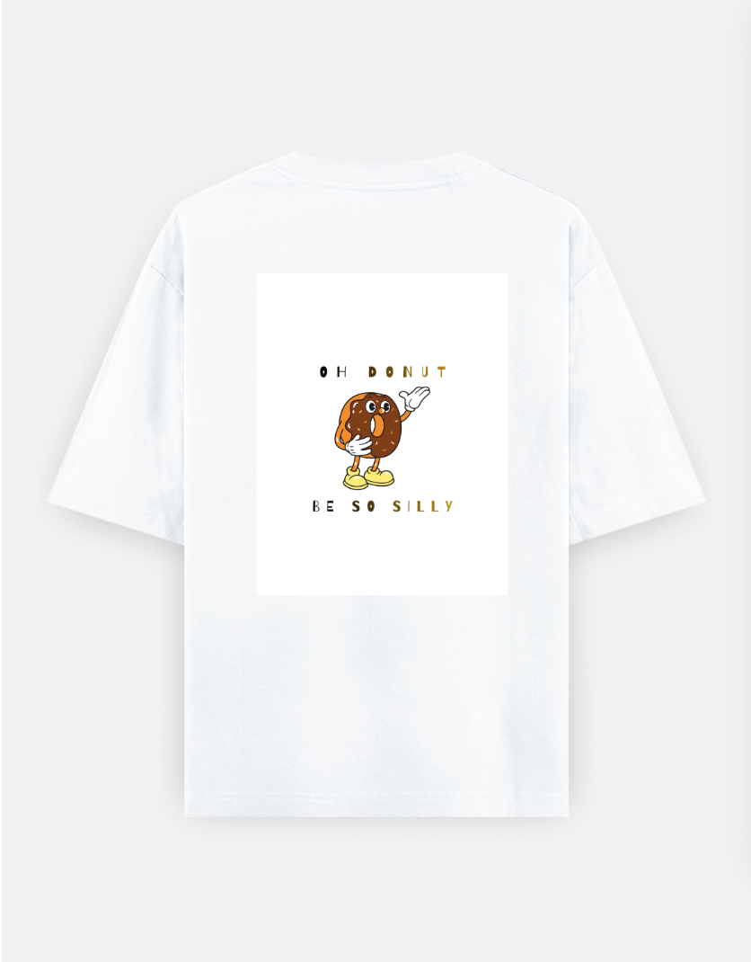 Funny Oversized T-shirt (Back print) by @ameena_ajmal_