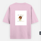 Funny Oversized T-shirt (Back print) by @ameena_ajmal_
