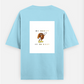 Funny Oversized T-shirt (Back print) by @ameena_ajmal_