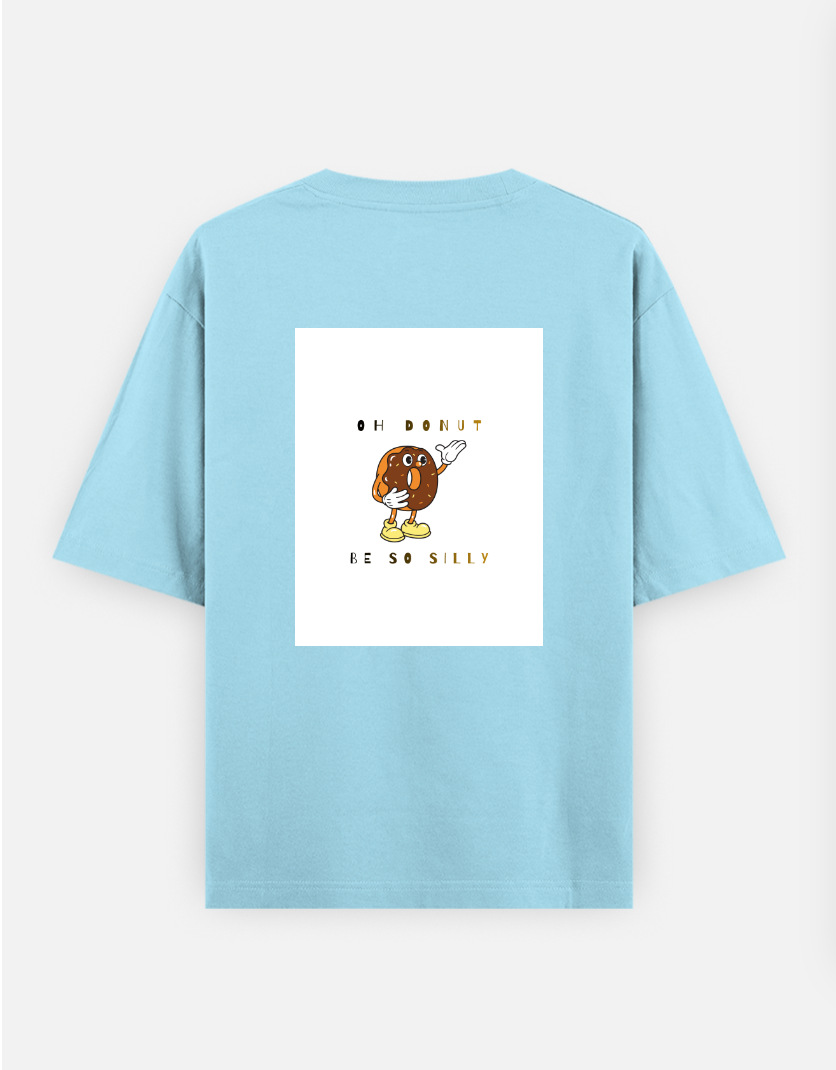 Funny Oversized T-shirt (Back print) by @ameena_ajmal_
