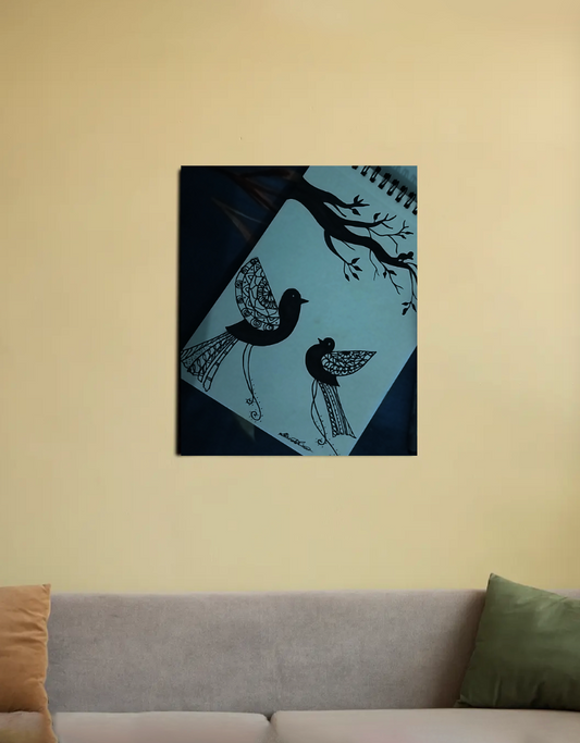 Twitty 16"x20" Canvas Poster by @renecreates