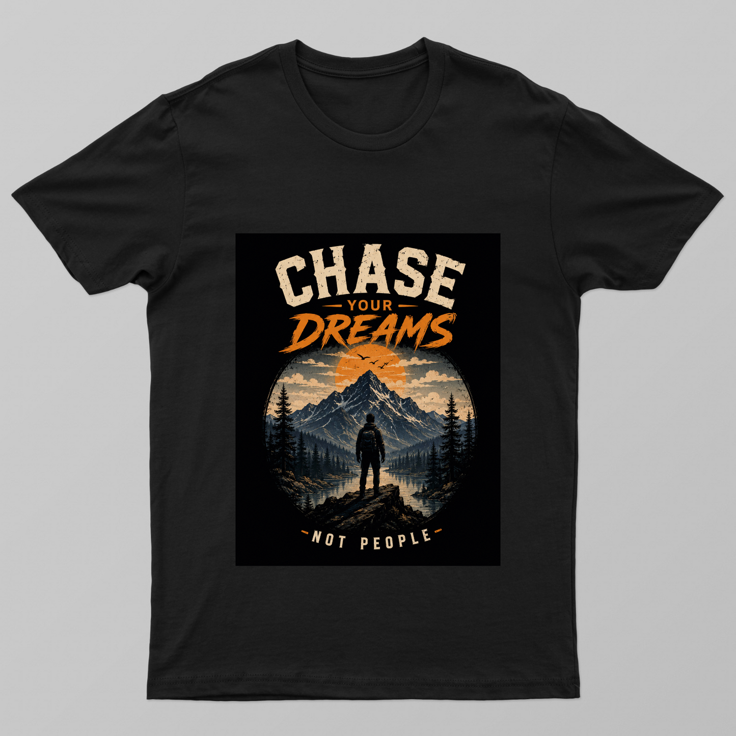 Chase you dreams Unisex T-shirt by Rinza 
