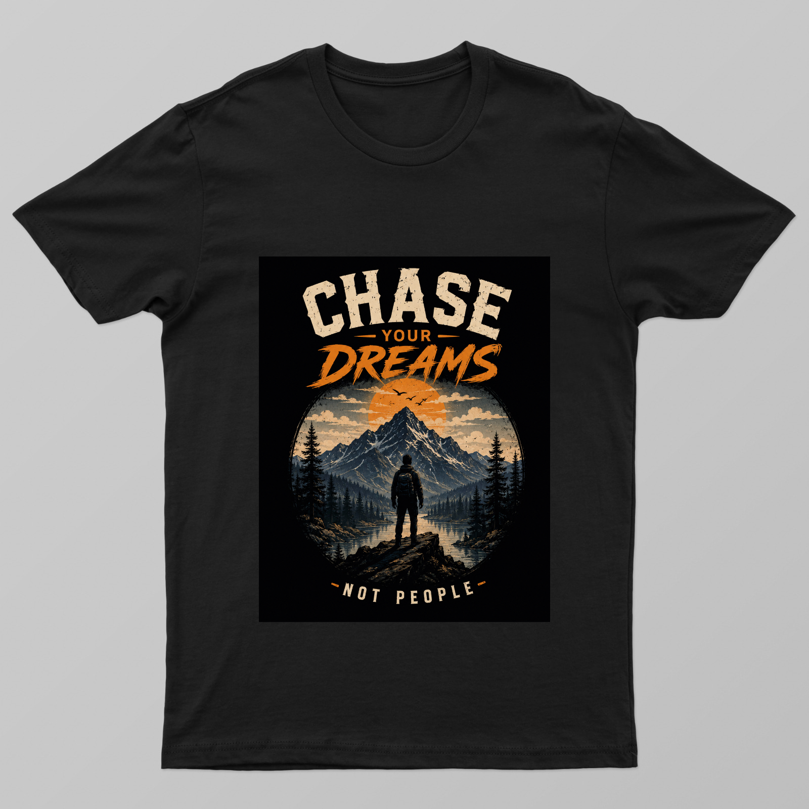 Chase you dreams Unisex T-shirt by Rinza 