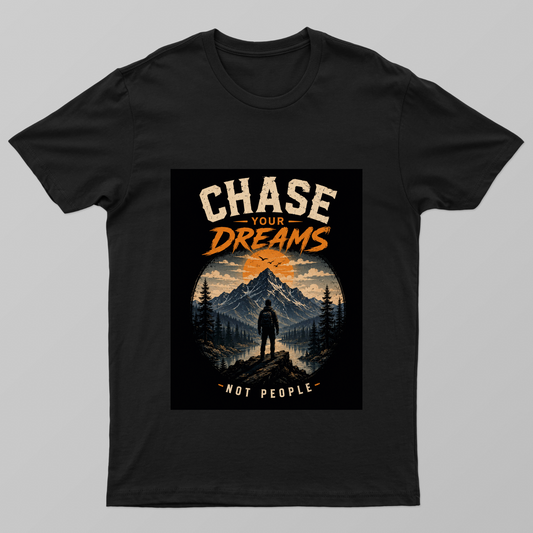 Chase you dreams Unisex T-shirt by Rinza 