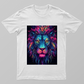 animation style lion, universal themed Unisex T-shirt by @sticktoworld