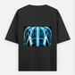 Cyber-Organic Genesis Oversized T-shirt (Back print) by @shivangiban4