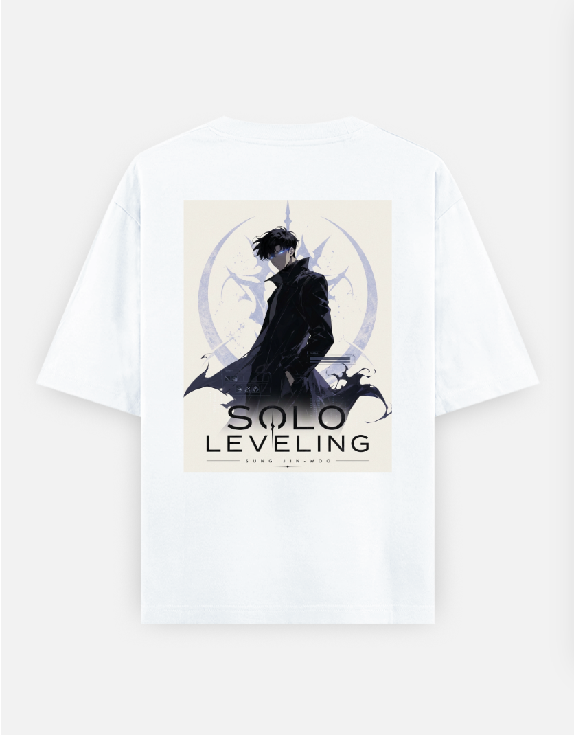 solo leveling Ashborn Oversized T-shirt (Back print) by @_suswanth