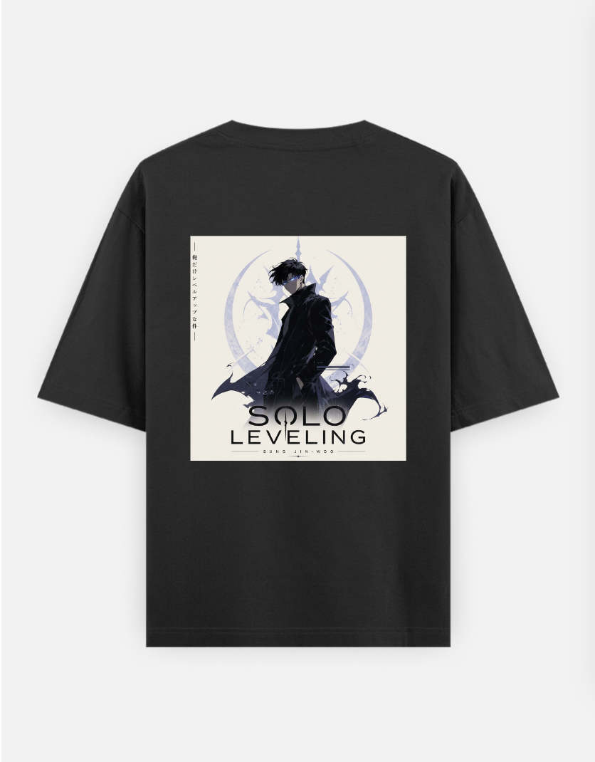 solo leveling Ashborn Oversized T-shirt (Back print) by @_suswanth
