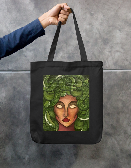 medusa tote bag Zipper Tote Bag by @prishaaaa13_