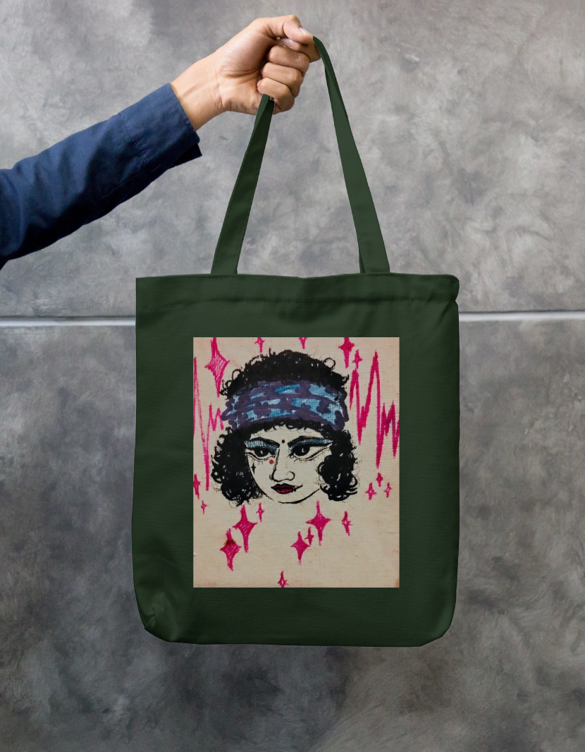 Rhythmic Zipper Tote Bag by @dedinside.zz