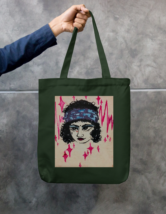 Rhythmic Zipper Tote Bag by @dedinside.zz