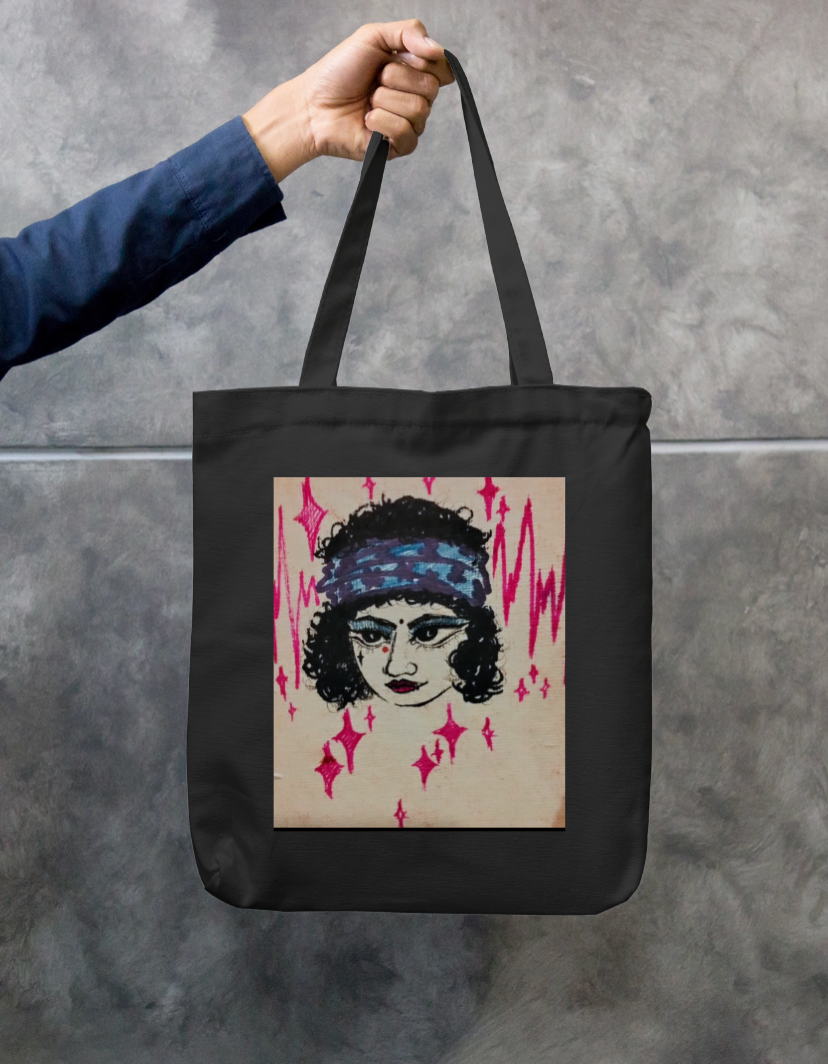 Rhythmic Zipper Tote Bag by @dedinside.zz