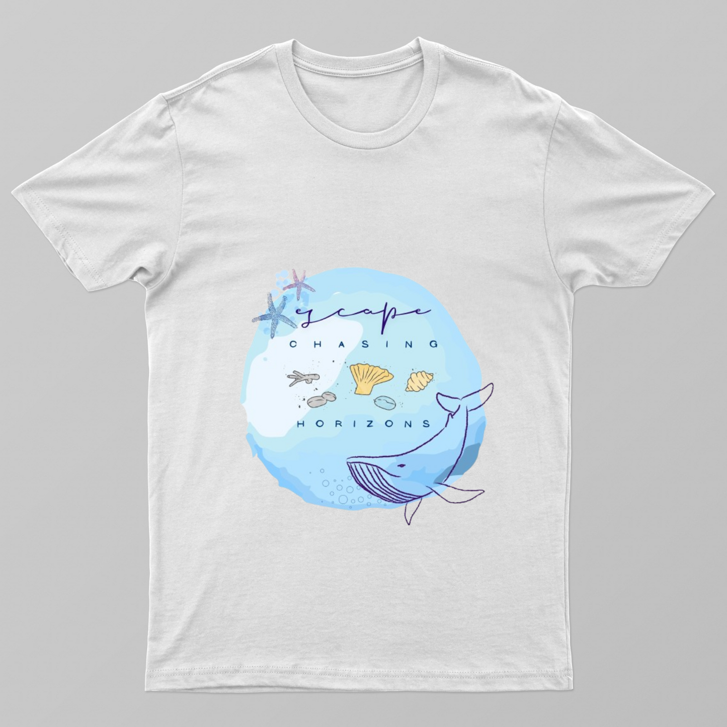 Unisex Ocean Aesthetic Shirt Unisex T-shirt by DAKSHINI