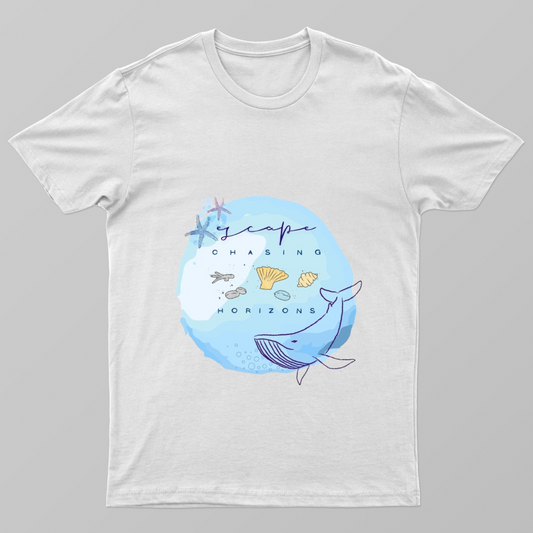 Unisex Ocean Aesthetic Shirt Unisex T-shirt by DAKSHINI