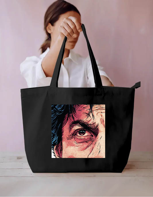 SRK Comic Design Tote Bag Everyday Large Tote Bag by @rd_digital_store
