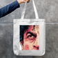 SRK Comic Design Tote Bag Zipper Tote Bag by @rd_digital_store