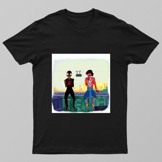 spiderman across the spider-verse Unisex T-shirt by @sanketh_art