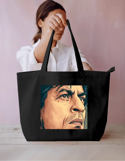 SRK Comic Design Tote Bag Everyday Large Tote Bag by @rd_digital_store