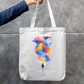 Colours Tote Bag Zipper Tote Bag by @rd_digital_store
