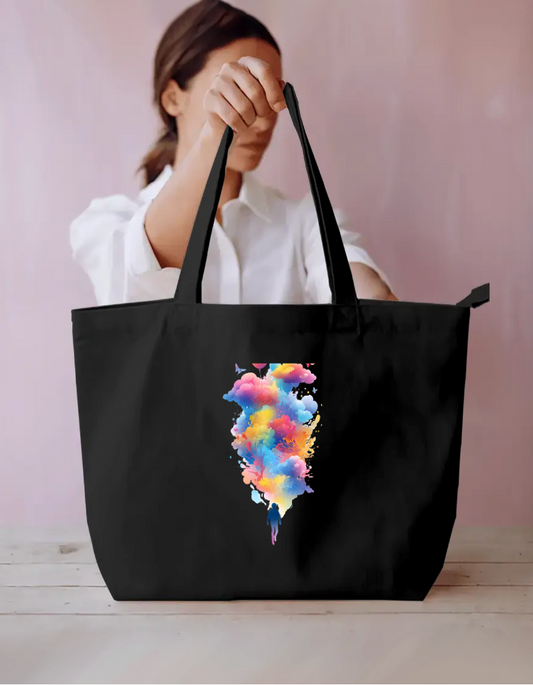 Colours Tote Bag Everyday Large Tote Bag by @rd_digital_store