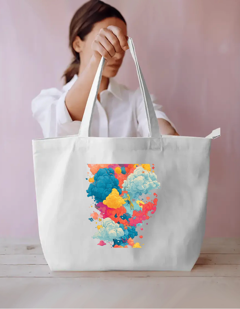 Colours Tote Bag Everyday Large Tote Bag by @rd_digital_store