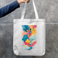 Colours Tote Bag Zipper Tote Bag by @rd_digital_store