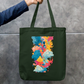 Colours Tote Bag Zipper Tote Bag by @rd_digital_store
