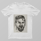 Messi ink illustration Unisex T-shirt by @joydeep6647