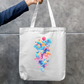 Color Tote Bag Zipper Tote Bag by @rd_digital_store
