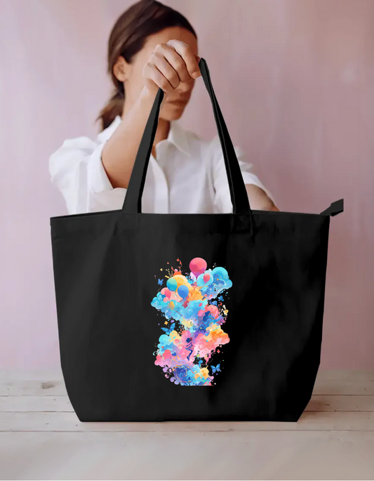Color Tote Bag Everyday Large Tote Bag by @rd_digital_store