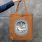 Fish Mandala Art Tote Bag Zipper Tote Bag by @rd_digital_store