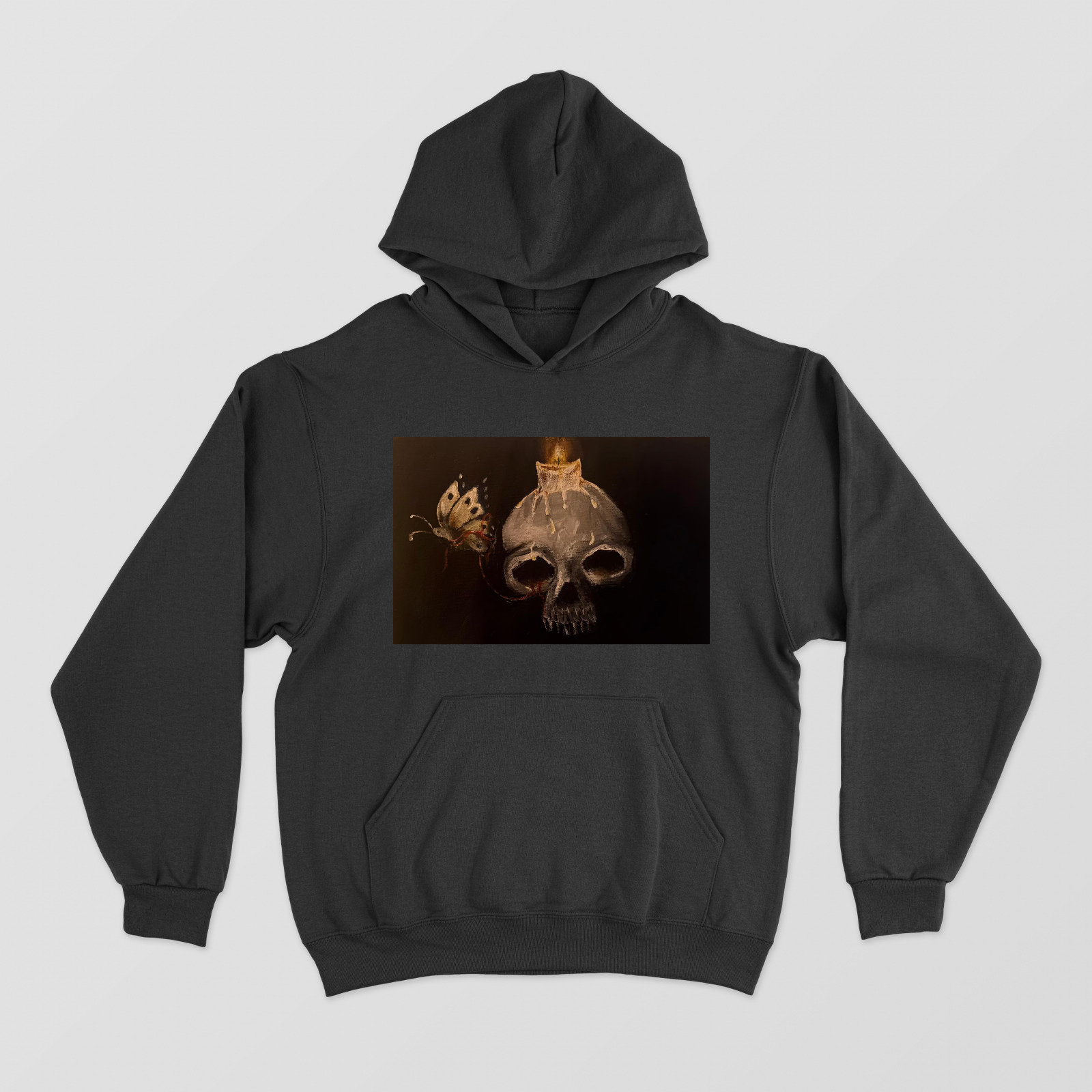 Skull Unisex Hoodie by Mannat Kour