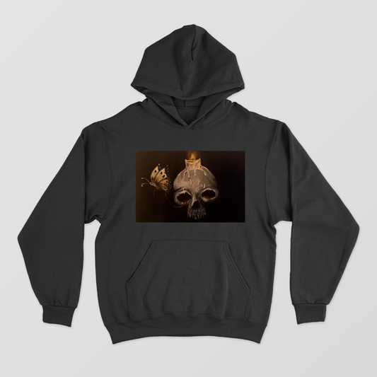 Skull Unisex Hoodie by Mannat Kour