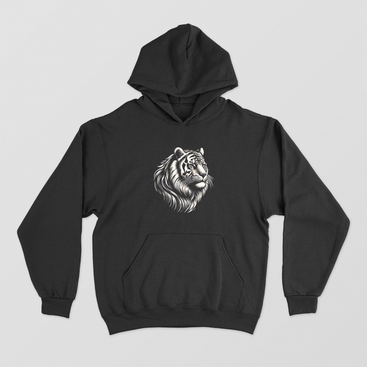Tiger head design, graphic art Unisex Hoodie by Somnath