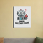 Error: Piece Not Found | Funny Robot Puzzle Sticker for Programmers & Tech Lovers 16"x20" Canvas Poster by Khatum ji